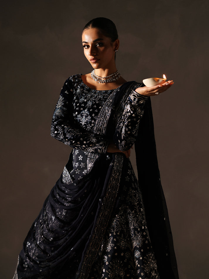 Gulaal | Marais Velvet | ARDORA by Gulaal - Designer Dress - Type : Ladies Clothes - Available at Libayah - 100% Original 