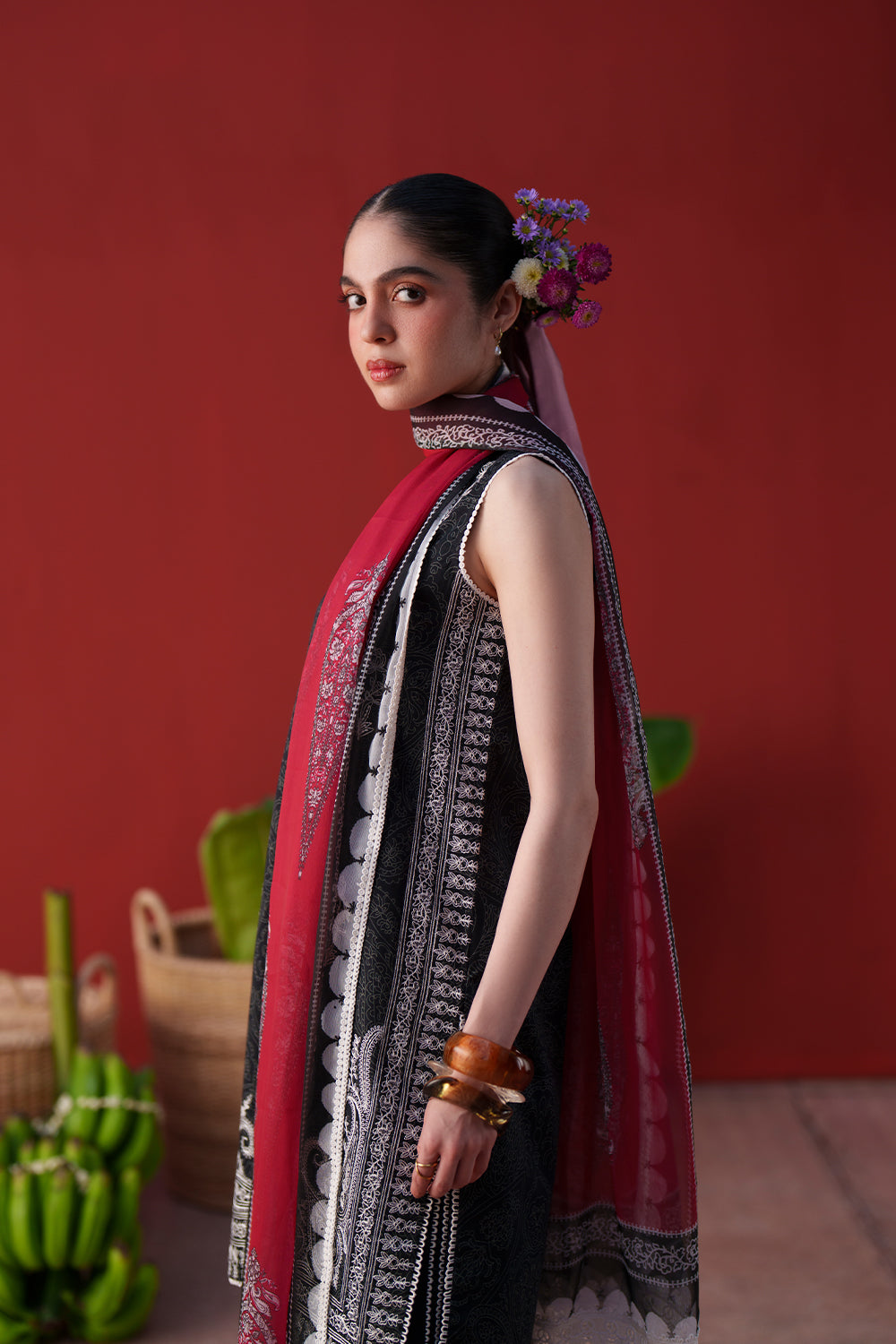 Saira Rizwan | Laanem SS 26 | NERAYA-B-SRL26-07 by Saira Rizwan - Designer Dress  - Type : Ladies Clothes - Available at Libayah - 100% Original 