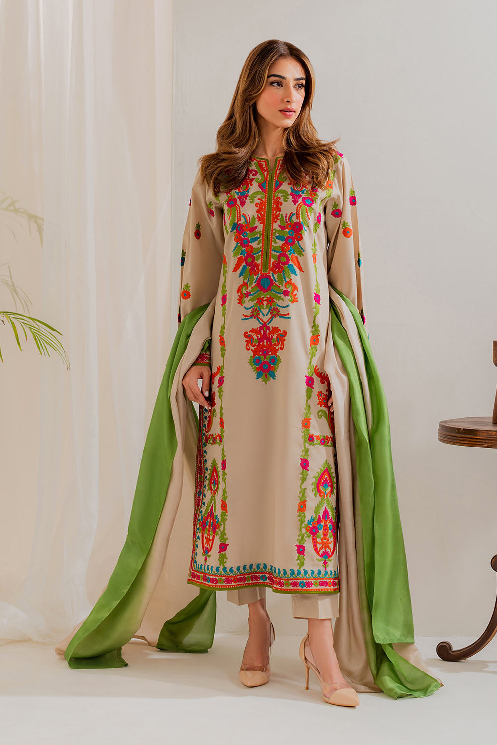 Vintage | Celine Luxe | Nisha by Vintage - Designer Dress  - Type : Ladies Clothes - Available at Libayah - 100% Original 