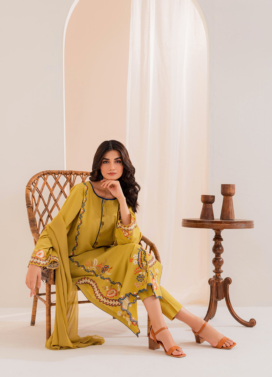 Vintage | Celine Luxe | Matcha by Vintage - Designer Dress  - Type : Ladies Clothes - Available at Libayah - 100% Original 