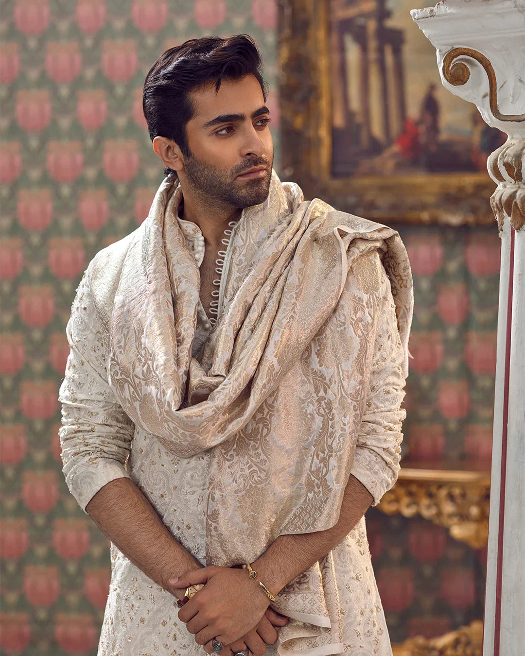 Pakistani Menswear | FSQ-Ramith by Libayah Ltd. - Designer Dress - Type: Menswear - Available at Libayah - 100% Original