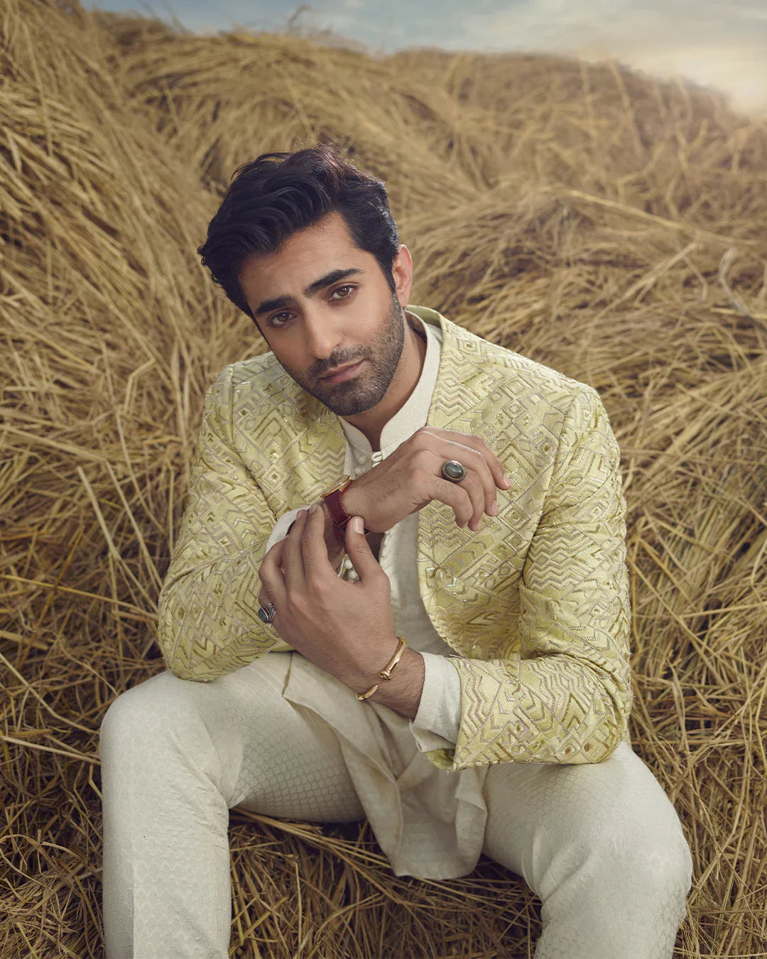Pakistani Menswear | FSQ-AHAB by Libayah Ltd. - Designer Dress - Type: Menswear - Available at Libayah - 100% Original