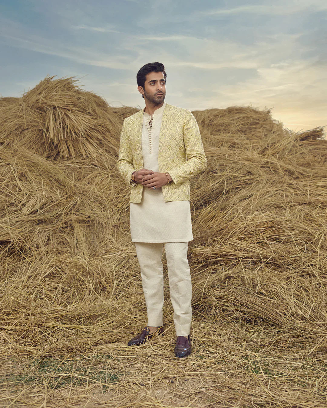 Pakistani Menswear | FSQ-AHAB by Libayah Ltd. - Designer Dress - Type: Menswear - Available at Libayah - 100% Original