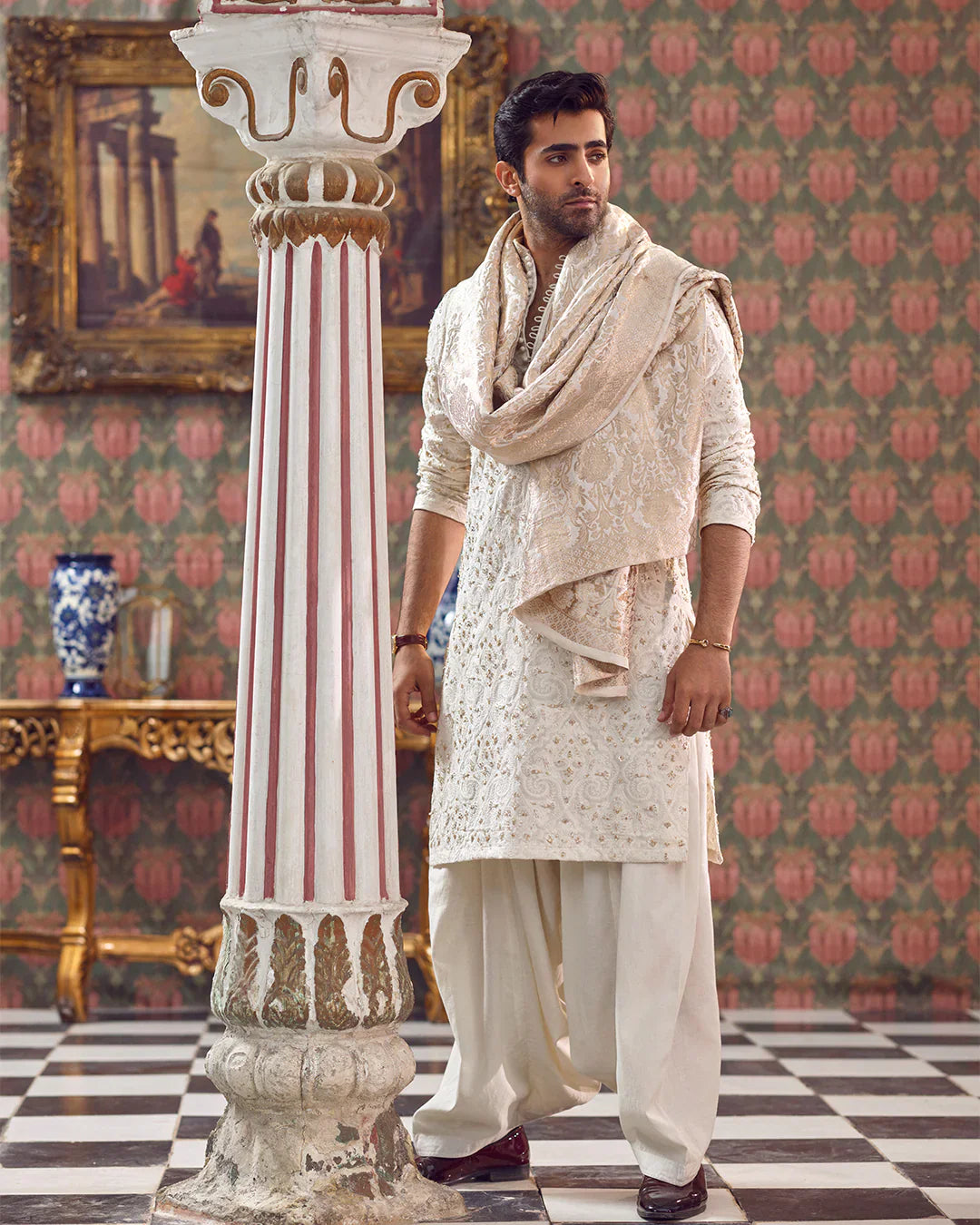 Pakistani Menswear | FSQ-Ramith by Libayah Ltd. - Designer Dress - Type: Menswear - Available at Libayah - 100% Original