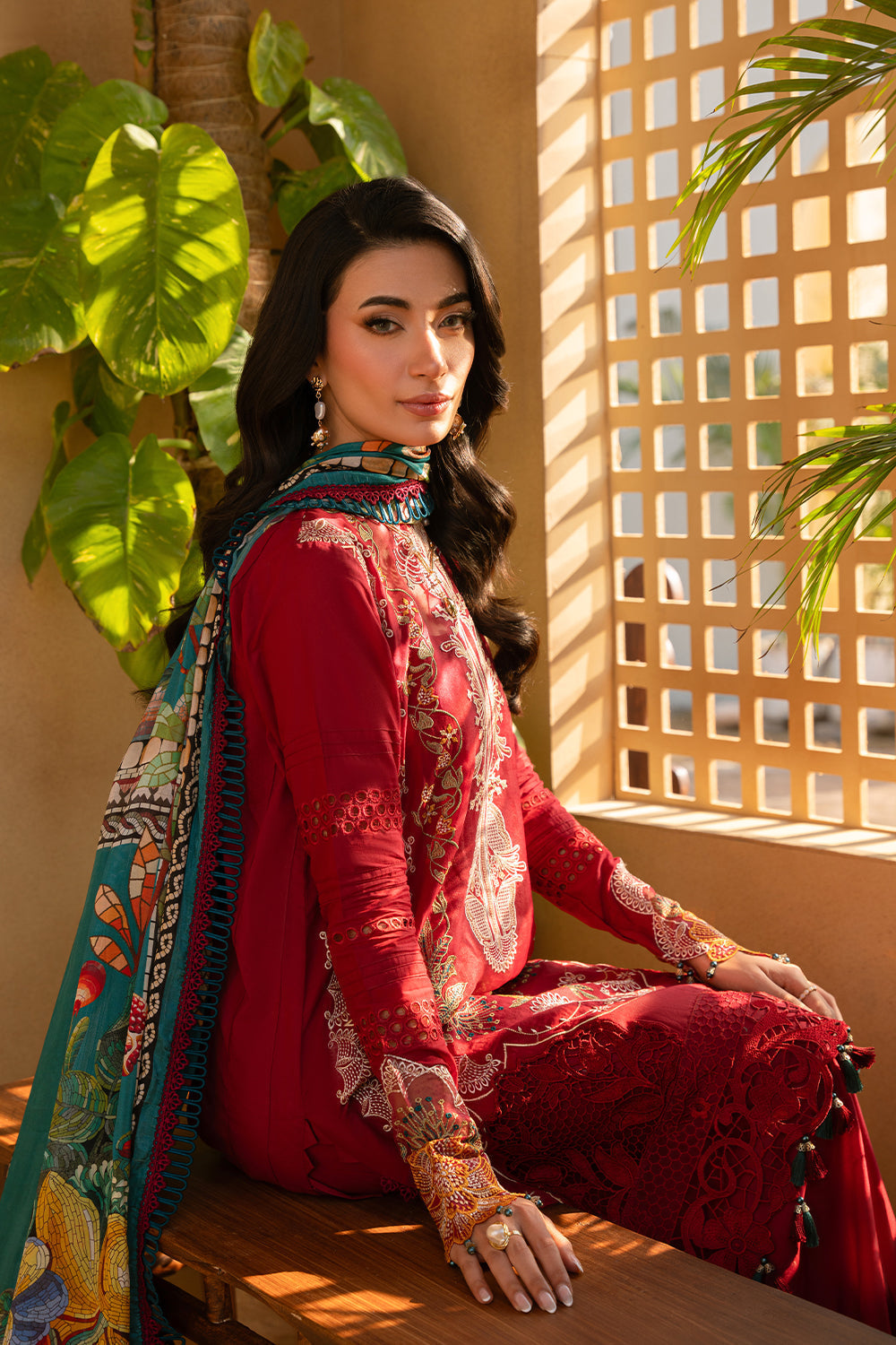 Saira Rizwan | Luxury Lawn 25 | MANON-SRL25-02 by Saira Rizwan - Designer Dress - Type: Ladies Clothes - Available at Libayah - 100% Original
