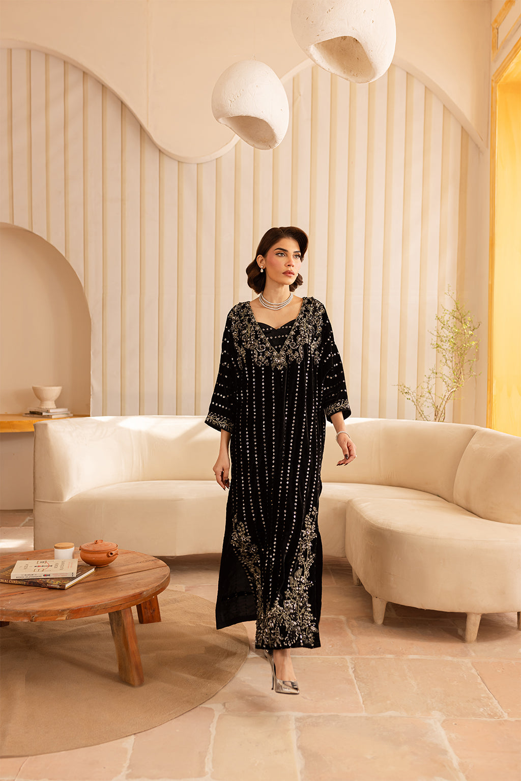 Vanya | Velvet Formals 24 |  KV-53 by Vanya - Designer Dress - Type: Ladies Clothes - Available at Libayah - 100% Original