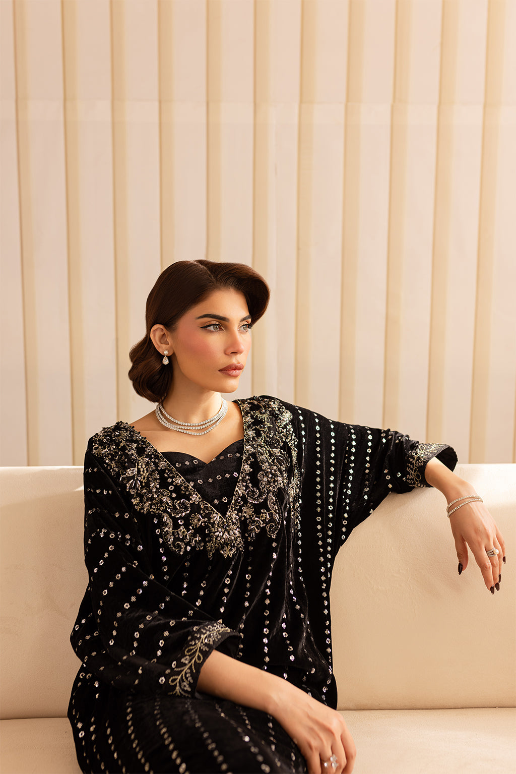 Vanya | Velvet Formals 24 |  KV-53 by Vanya - Designer Dress - Type: Ladies Clothes - Available at Libayah - 100% Original