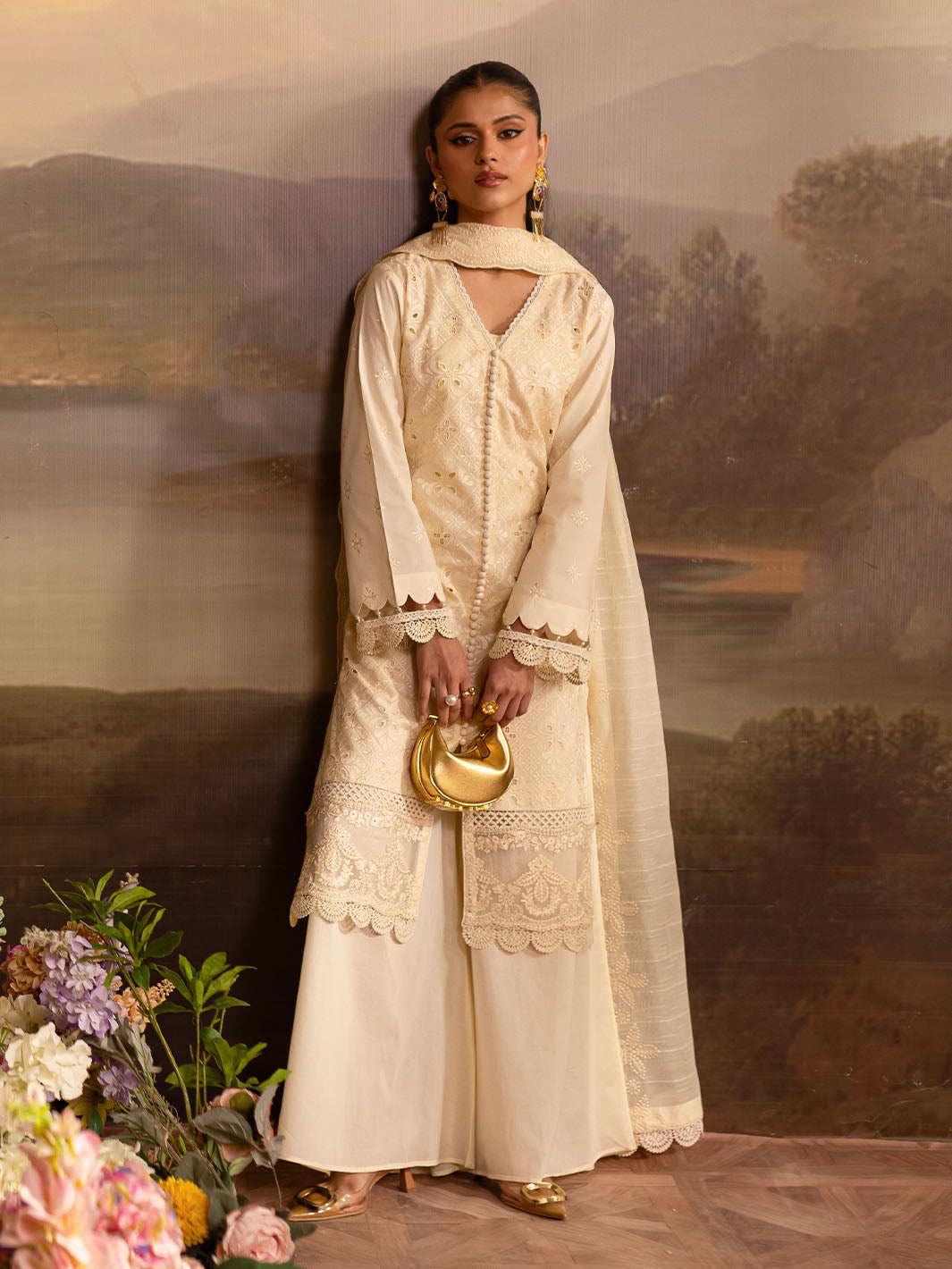 Mahnur | Twilight Luxury Lawn 25 | VELORAINE by Mahnur - Designer Dress - Type: Ladies Clothes - Available at Libayah - 100% Original