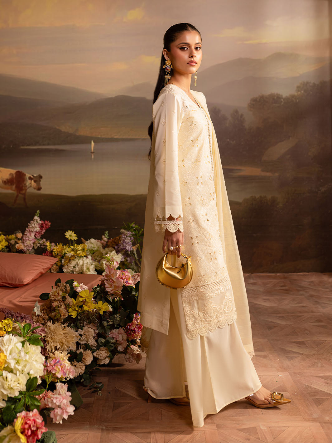 Mahnur | Twilight Luxury Lawn 25 | VELORAINE by Mahnur - Designer Dress - Type: Ladies Clothes - Available at Libayah - 100% Original