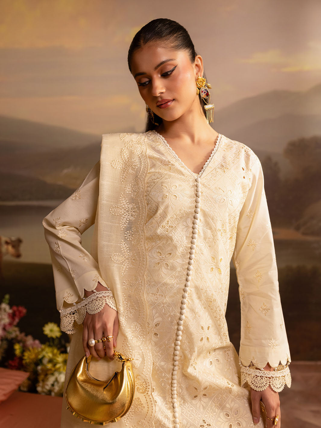 Mahnur | Twilight Luxury Lawn 25 | VELORAINE by Mahnur - Designer Dress - Type: Ladies Clothes - Available at Libayah - 100% Original