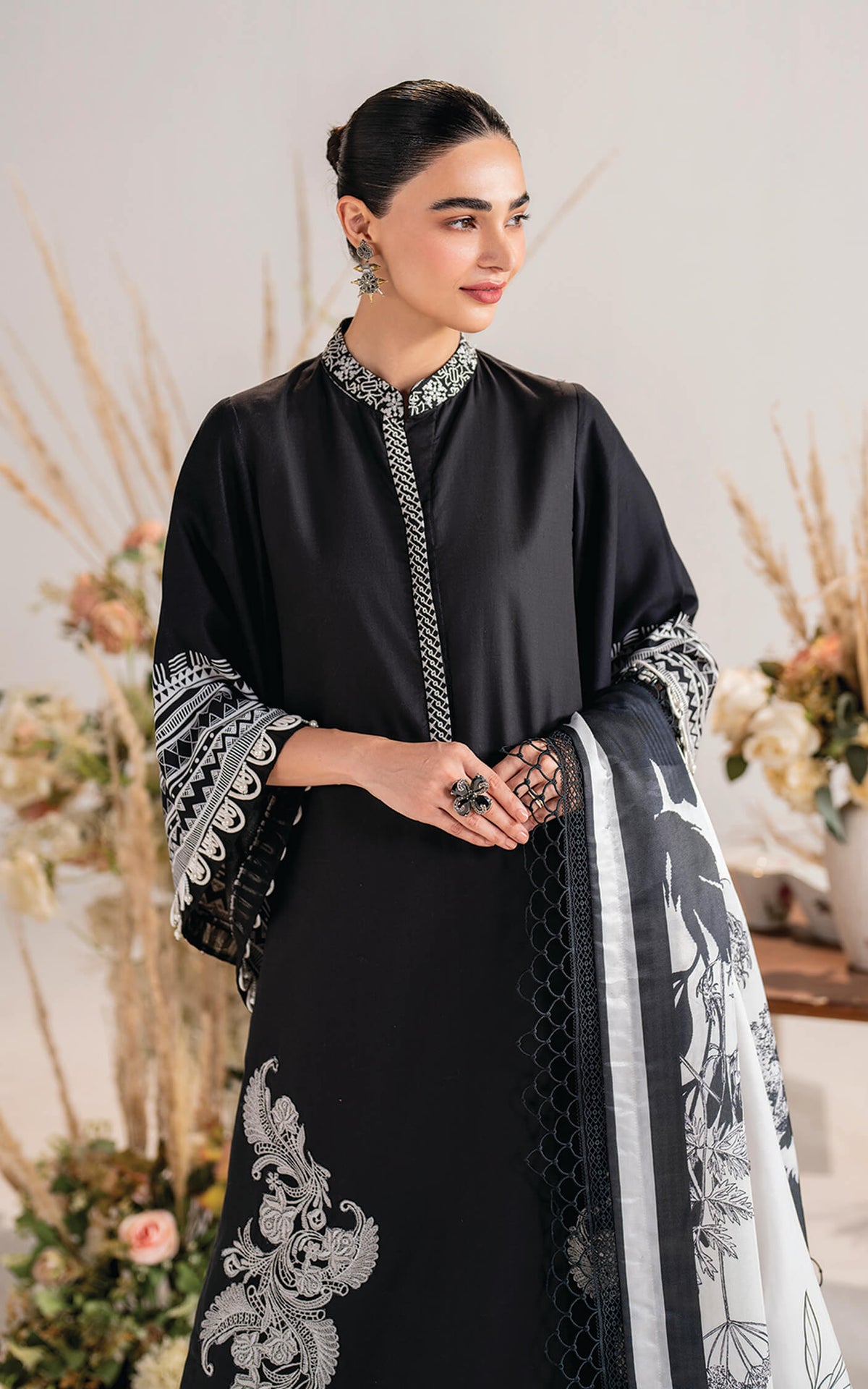 Asifa and Nabeel | Winter Meraki 24 | Velour-MW-05 by Asifa and Nabeel - Designer Dress - Type: Ladies Clothes - Available at Libayah - 100% Original