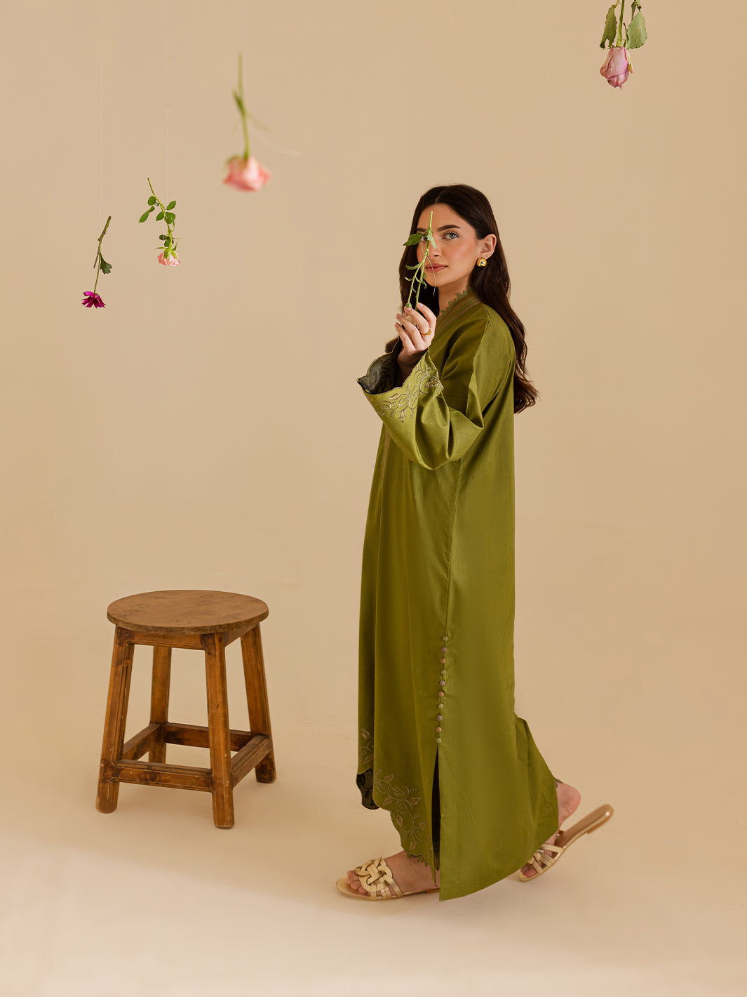 Mahnur | Petal Whispers Lawn Pret | Verdant by Mahnur - Designer Dress - Type: Ladies Clothes - Available at Libayah - 100% Original