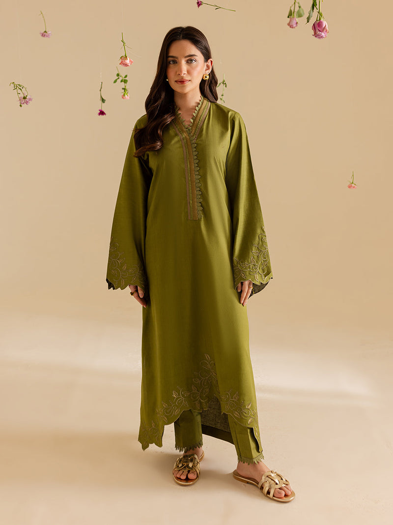 Mahnur | Petal Whispers Lawn Pret | Verdant by Mahnur - Designer Dress - Type: Ladies Clothes - Available at Libayah - 100% Original