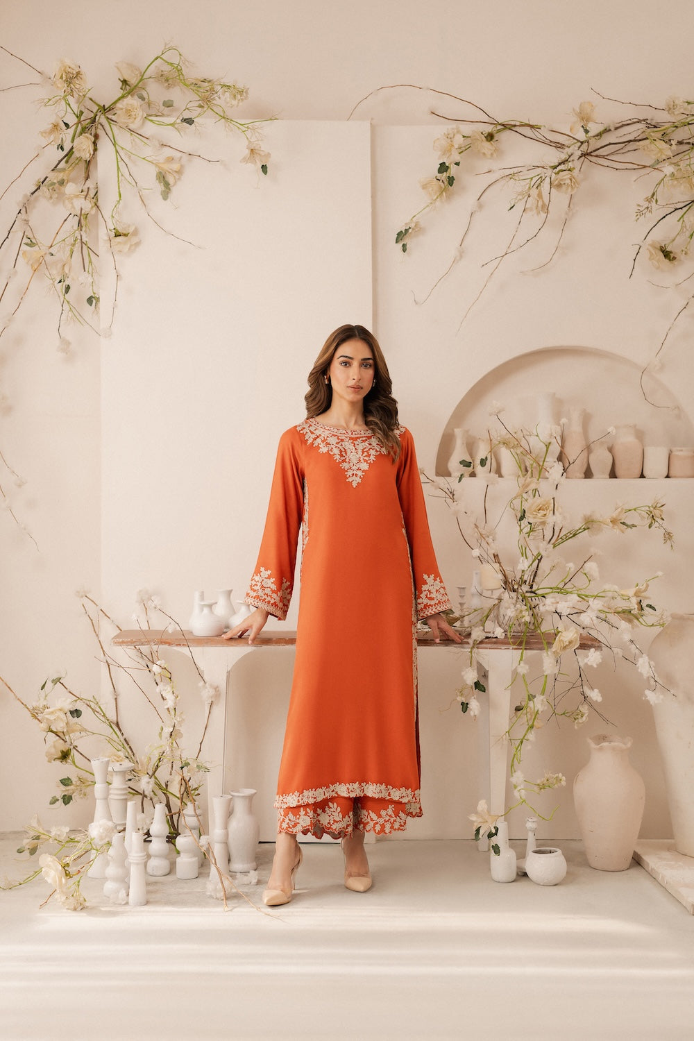 Vintage | Raqsam Winter Drop |  Maala by Vintage - Designer Dress - Type: Ladies Clothes - Available at Libayah - 100% Original