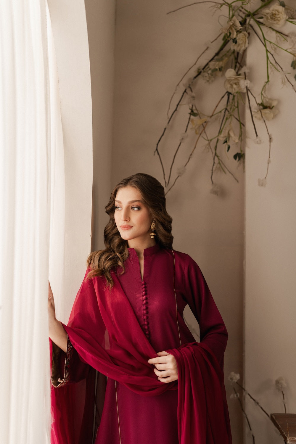 Vintage | Raqsam Winter Drop |  Muskaan by Vintage - Designer Dress - Type: Ladies Clothes - Available at Libayah - 100% Original