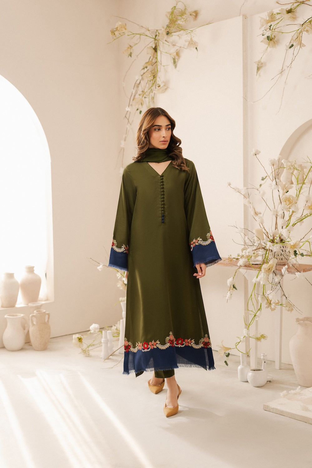 Vintage | Raqsam Winter Drop |  Namal by Vintage - Designer Dress - Type: Ladies Clothes - Available at Libayah - 100% Original