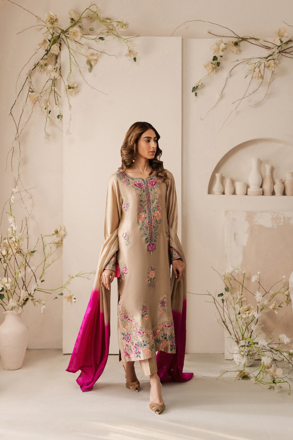 Vintage | Raqsam Winter Drop | Jannat by Vintage - Designer Dress - Type: Ladies Clothes - Available at Libayah - 100% Original