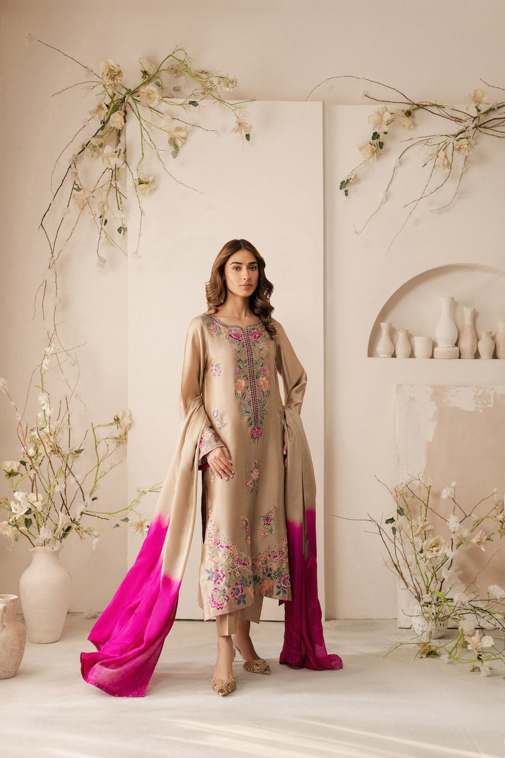Vintage | Raqsam Winter Drop | Jannat by Vintage - Designer Dress - Type: Ladies Clothes - Available at Libayah - 100% Original