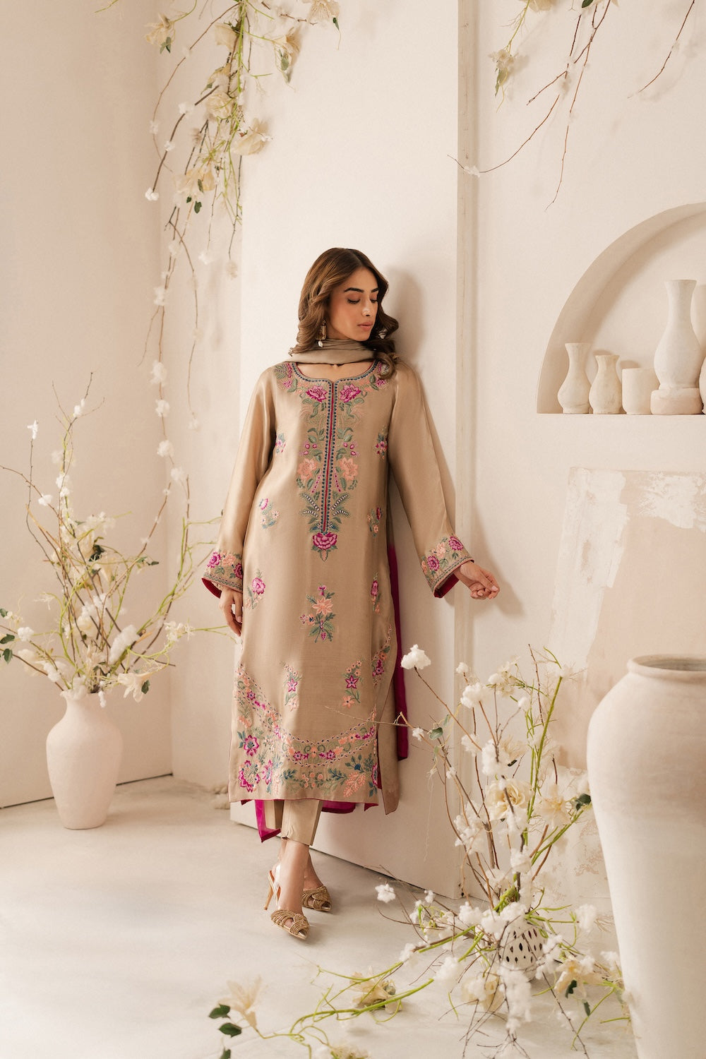 Vintage | Raqsam Winter Drop | Jannat by Vintage - Designer Dress - Type: Ladies Clothes - Available at Libayah - 100% Original