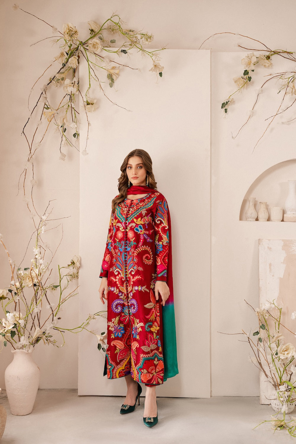 Vintage | Raqsam Winter Drop |  Neelofur by Vintage - Designer Dress - Type: Ladies Clothes - Available at Libayah - 100% Original