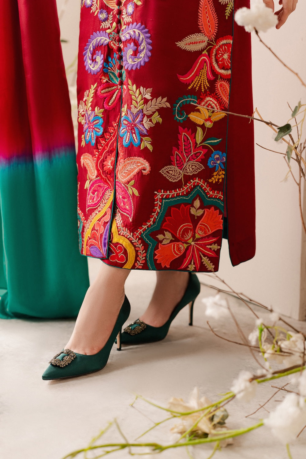 Vintage | Raqsam Winter Drop |  Neelofur by Vintage - Designer Dress - Type: Ladies Clothes - Available at Libayah - 100% Original