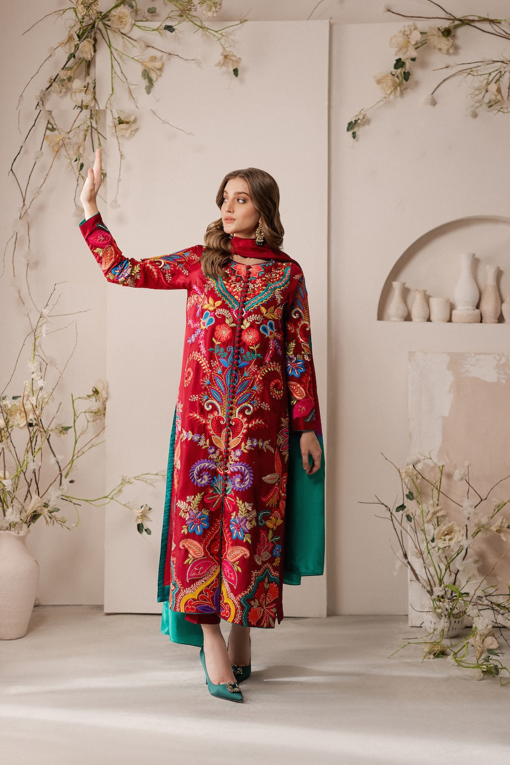 Vintage | Raqsam Winter Drop |  Neelofur by Vintage - Designer Dress - Type: Ladies Clothes - Available at Libayah - 100% Original