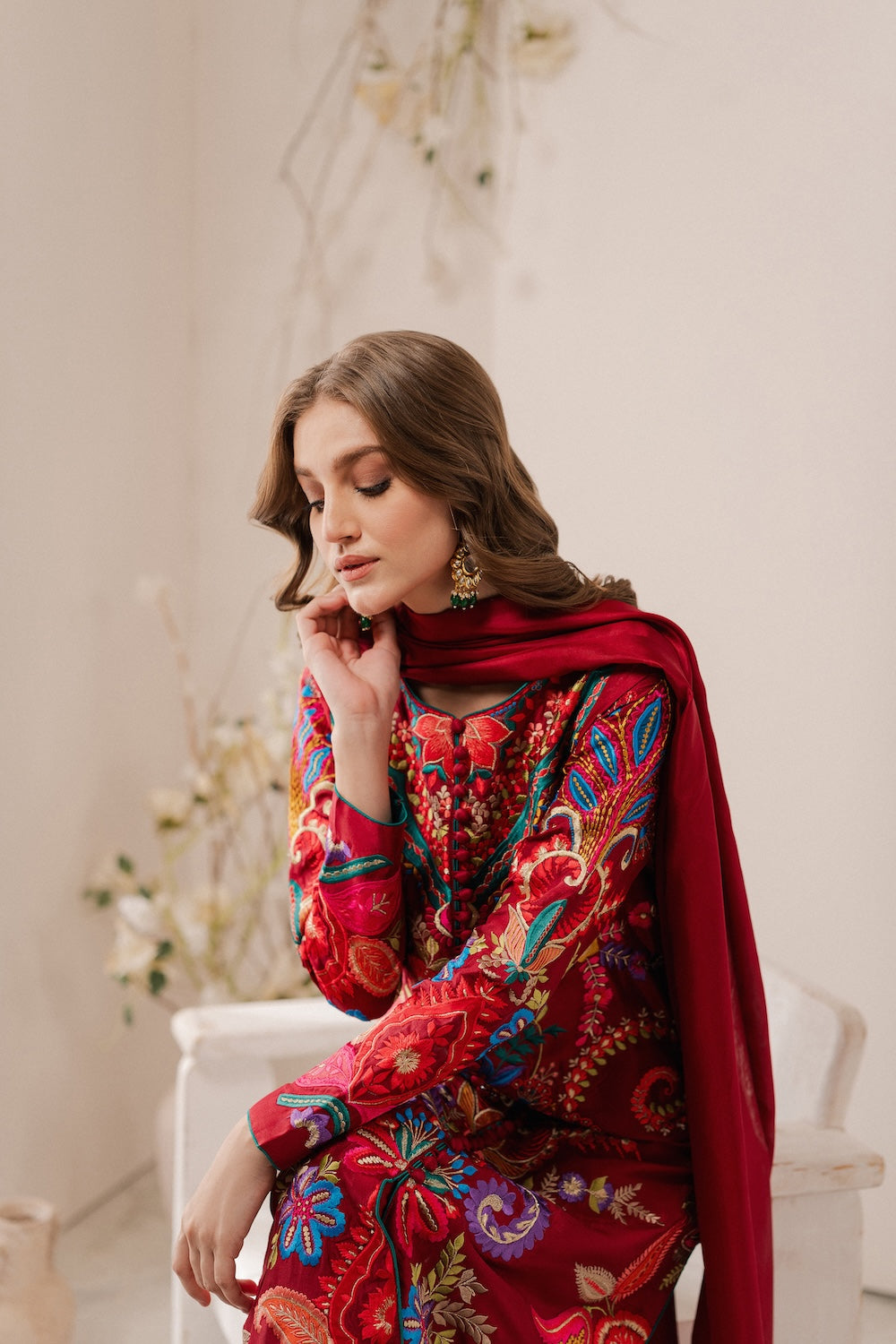 Vintage | Raqsam Winter Drop |  Neelofur by Vintage - Designer Dress - Type: Ladies Clothes - Available at Libayah - 100% Original