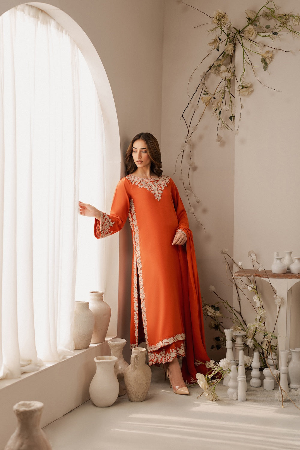 Vintage | Raqsam Winter Drop |  Maala by Vintage - Designer Dress - Type: Ladies Clothes - Available at Libayah - 100% Original