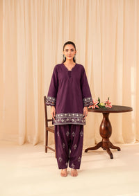 Faiza Faisal | FNF Cords Edit |VIOLET MIST by Faiza Faisal - Designer Dress  - Type : Ladies Clothes - Available at Libayah - 100% Original 