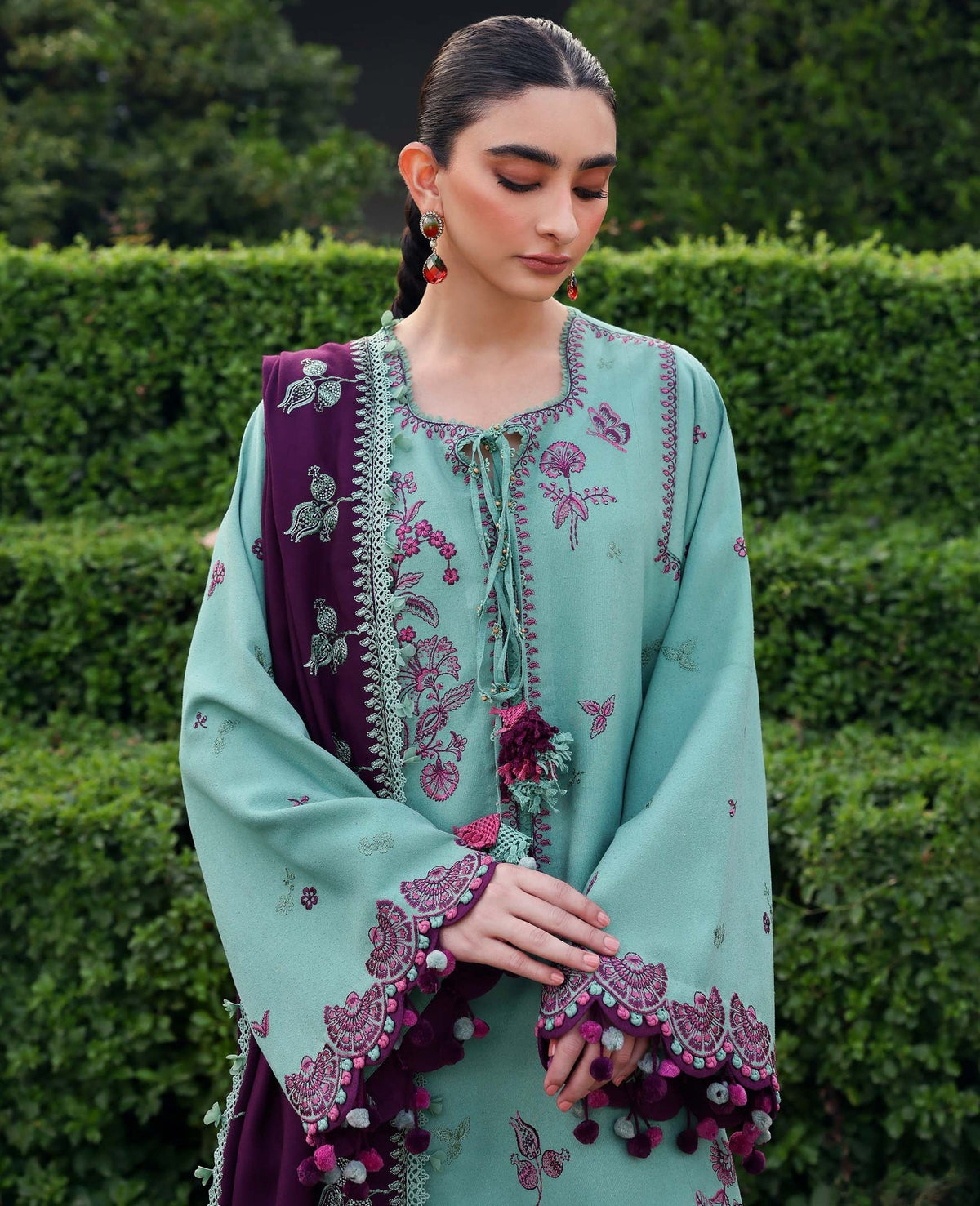 Republic Womenswear | Amaris Luxury Shawl 25 | Virella by Republic Womenswear - Designer Dress  - Type : Ladies Clothes - Available at Libayah - 100% Original 