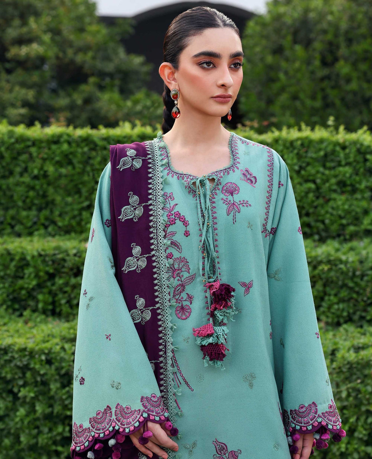 Republic Womenswear | Amaris Luxury Shawl 25 | Virella by Republic Womenswear - Designer Dress  - Type : Ladies Clothes - Available at Libayah - 100% Original 