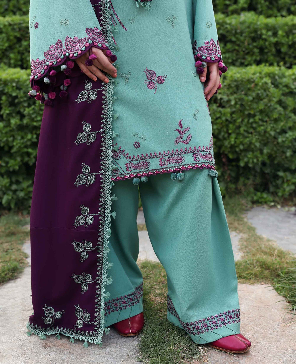Republic Womenswear | Amaris Luxury Shawl 25 | Virella by Republic Womenswear - Designer Dress  - Type : Ladies Clothes - Available at Libayah - 100% Original 