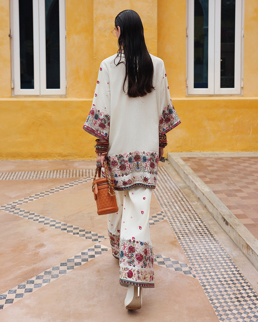 Mushq | Nuvera Rawsilk | Vivienne Rose by Mushq - Designer Dress  - Type : Ladies Clothes - Available at Libayah - 100% Original 