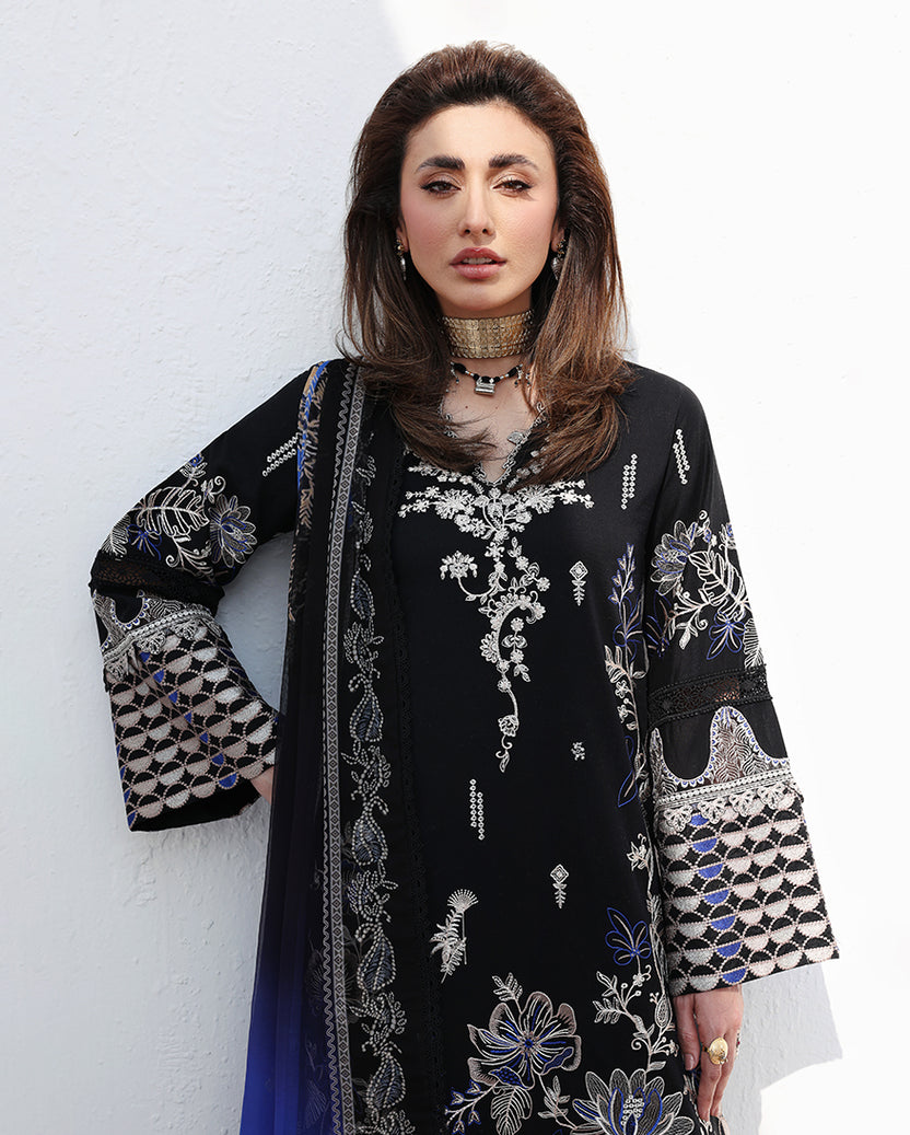 Roheenaz | Floral Reverie Luxury Lawn | Vogue Theory by Roheenaz - Designer Dress  - Type : Ladies Clothes - Available at Libayah - 100% Original 