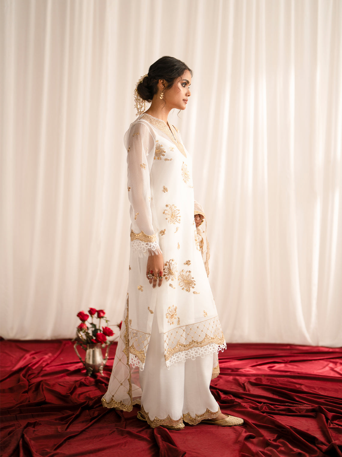 Fozia Khalid | Eid Edit 24 | Elvana by Fozia Khalid - Designer Dress - Type: Ladies Clothes - Available at Libayah - 100% Original