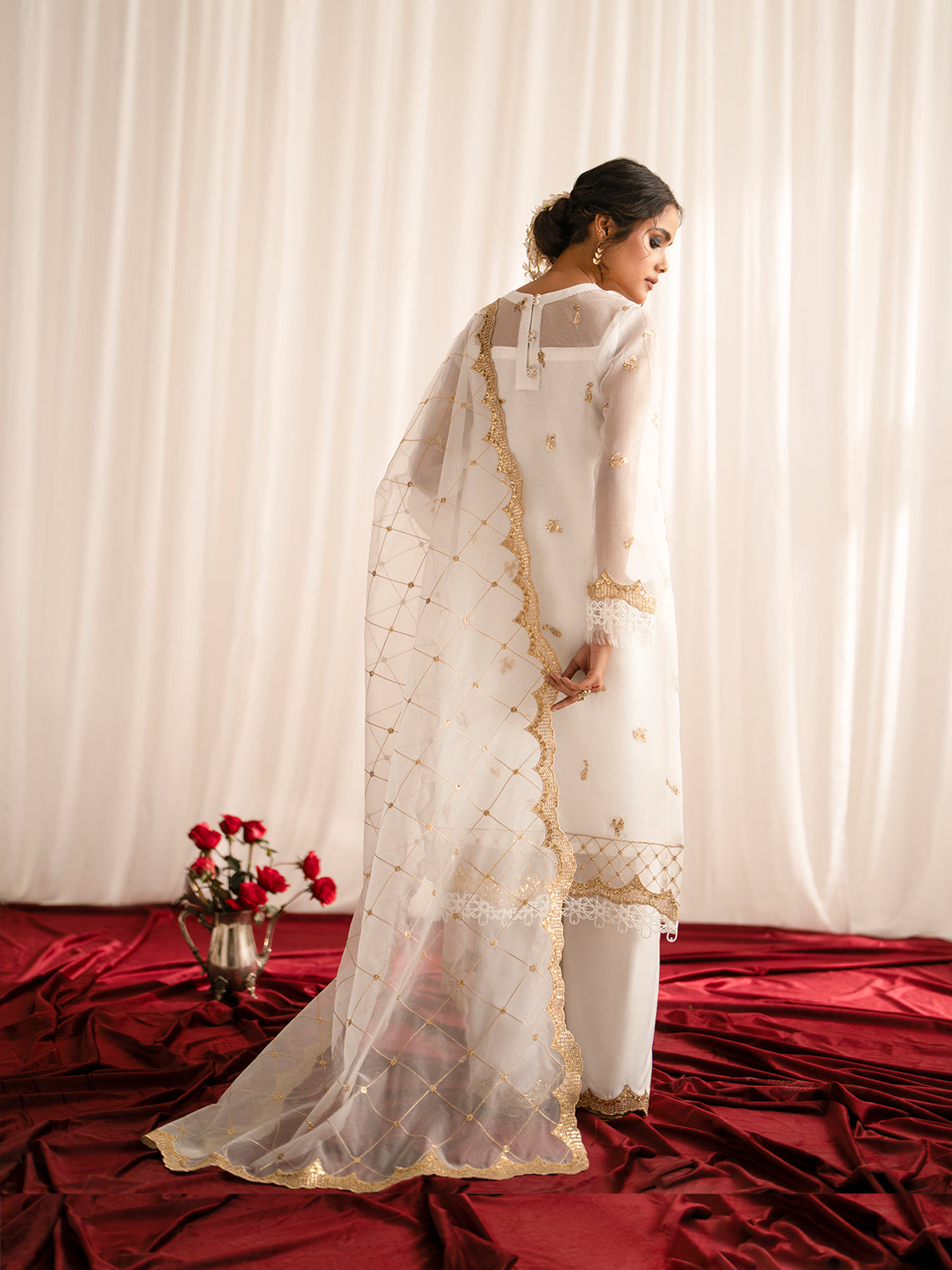 Fozia Khalid | Eid Edit 24 | Elvana by Fozia Khalid - Designer Dress - Type: Ladies Clothes - Available at Libayah - 100% Original