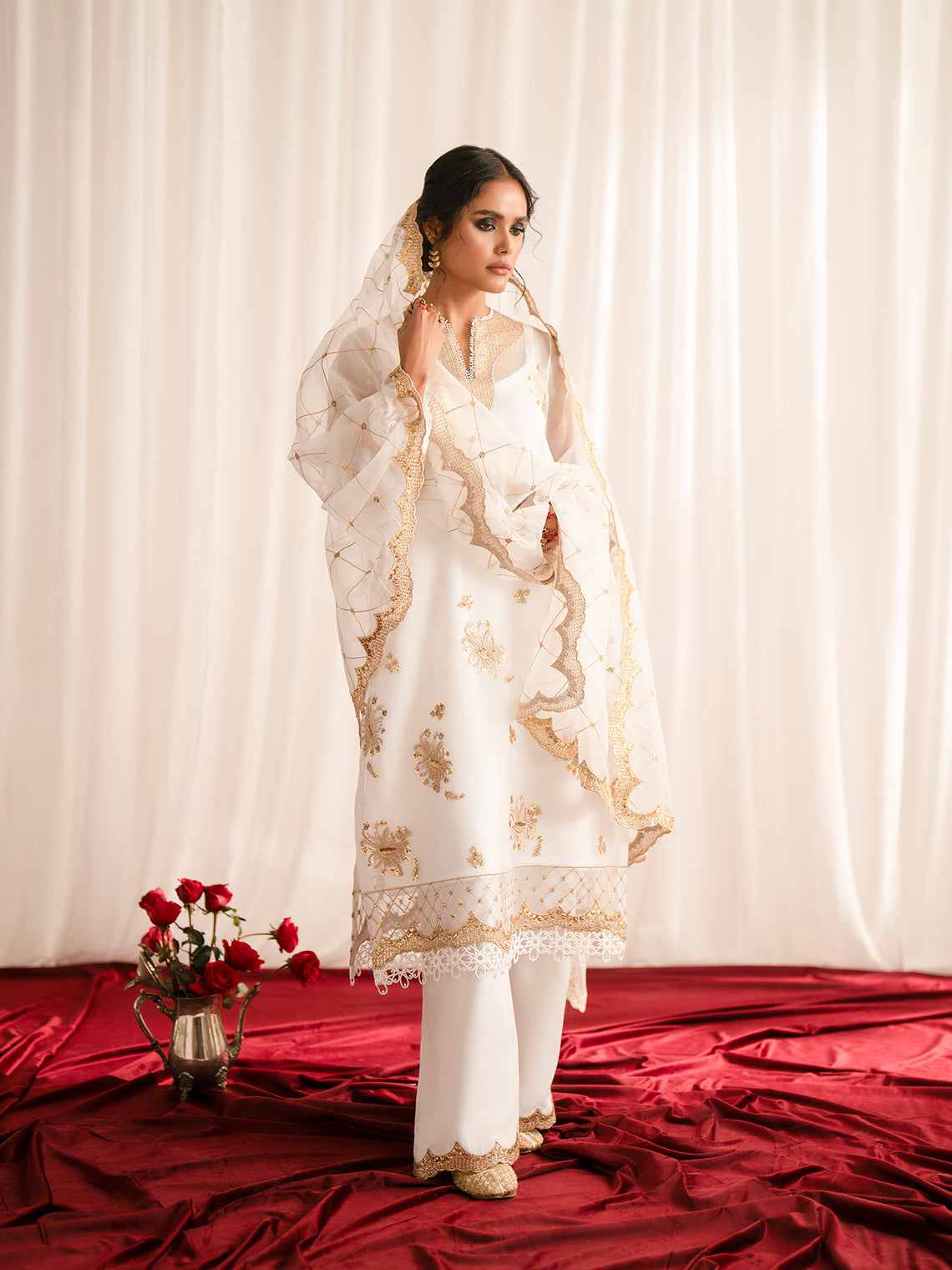 Fozia Khalid | Eid Edit 24 | Elvana by Fozia Khalid - Designer Dress - Type: Ladies Clothes - Available at Libayah - 100% Original