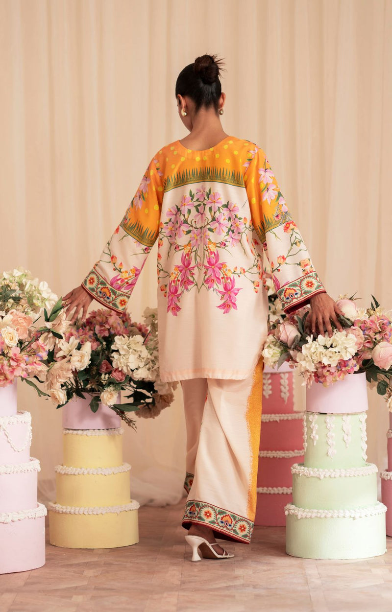 Inayat | Cords 25 | Marigold by Inayat - Designer Dress  - Type : Ladies Clothes - Available at Libayah - 100% Original 