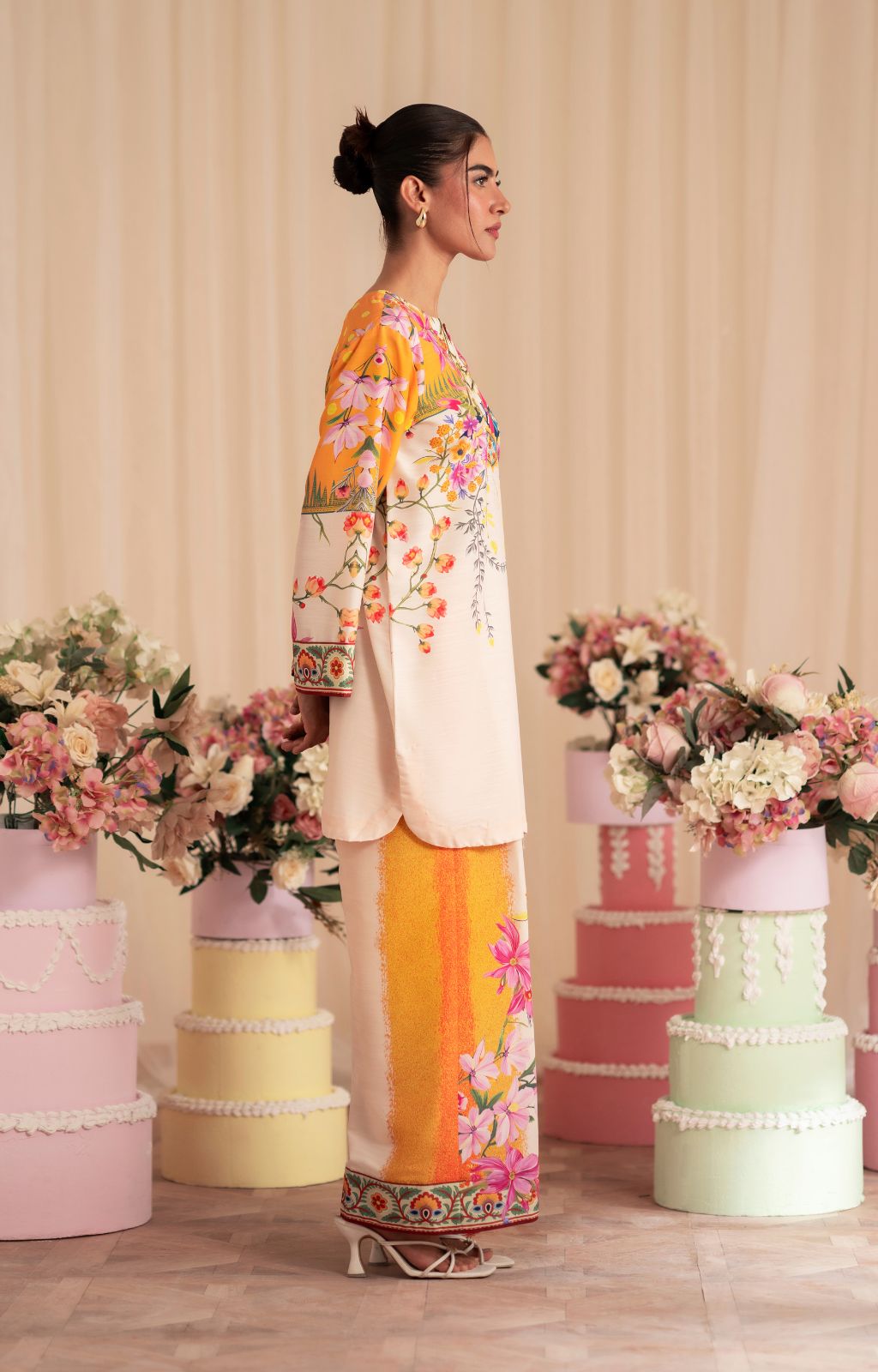 Inayat | Cords 25 | Marigold by Inayat - Designer Dress  - Type : Ladies Clothes - Available at Libayah - 100% Original 
