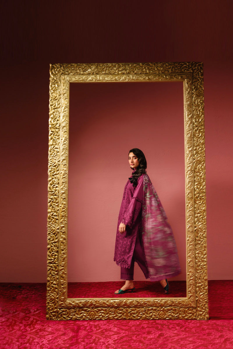 Al Karam | Schiffli Capsule | RTS | SHIRT, TROUSER & DUPATTA 1 by Al Karam - Designer Dress  - Type : Ladies Clothes - Available at Libayah - 100% Original 