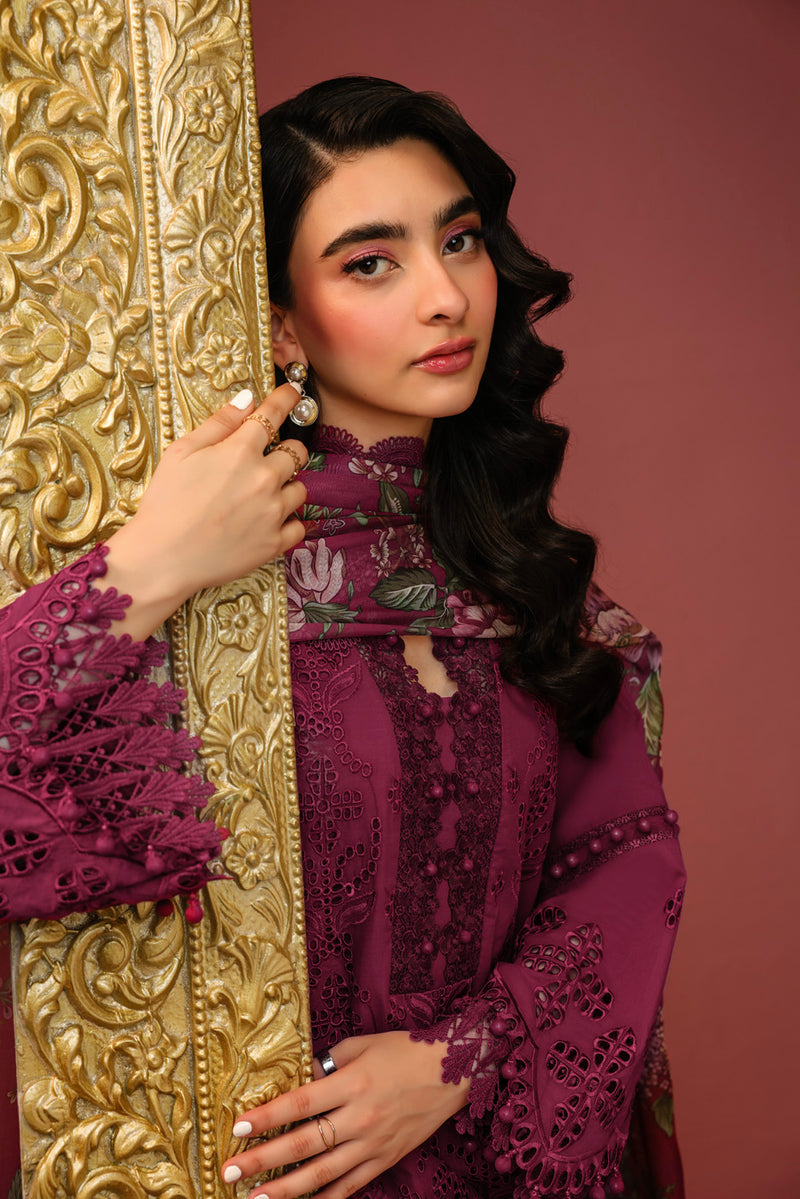 Al Karam | Schiffli Capsule | RTS | SHIRT, TROUSER & DUPATTA 1 by Al Karam - Designer Dress  - Type : Ladies Clothes - Available at Libayah - 100% Original 