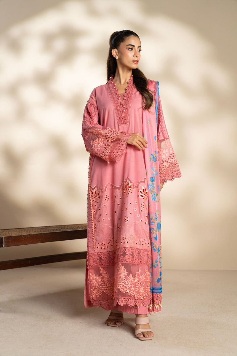 Al Karam | Schiffli Capsule | RTS | SHIRT, TROUSER & DUPATTA 2 by Al Karam - Designer Dress  - Type : Ladies Clothes - Available at Libayah - 100% Original 