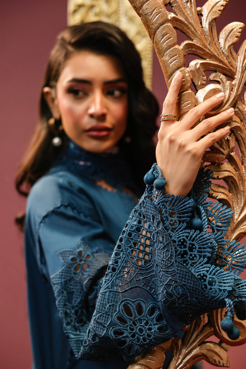 Al Karam | Schiffli Capsule | RTS | SHIRT, TROUSER & DUPATTA 3 by Al Karam - Designer Dress  - Type : Ladies Clothes - Available at Libayah - 100% Original 