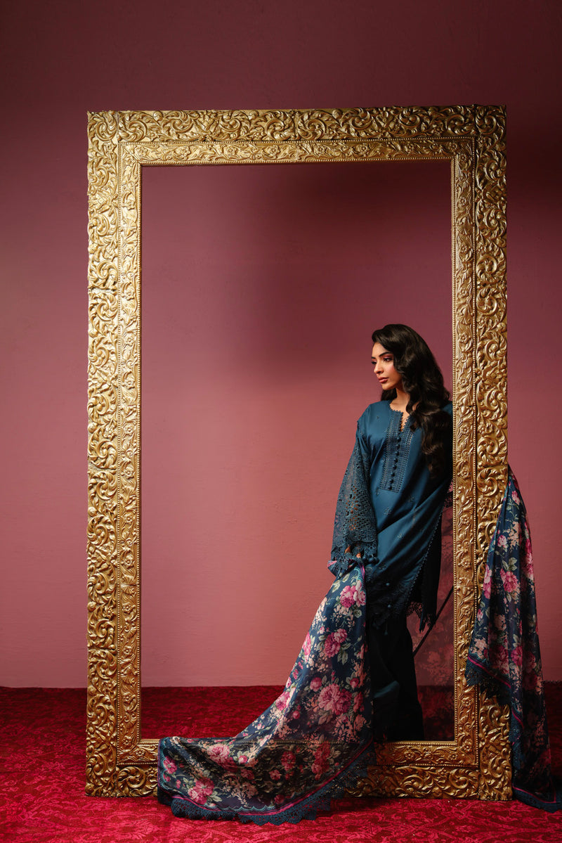 Al Karam | Schiffli Capsule | RTS | SHIRT, TROUSER & DUPATTA 3 by Al Karam - Designer Dress  - Type : Ladies Clothes - Available at Libayah - 100% Original 