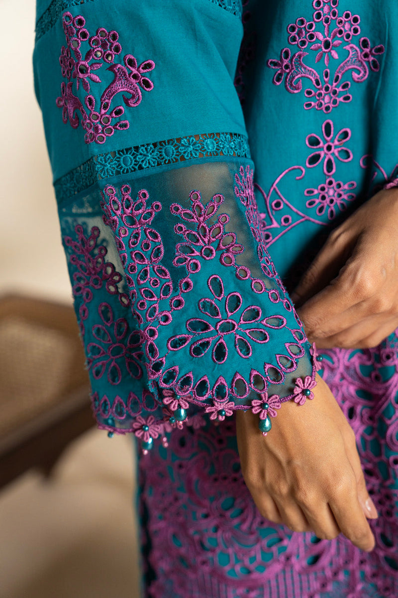 Al Karam | Schiffli Capsule | RTS | SHIRT, TROUSER & DUPATTA 5 by Al Karam - Designer Dress  - Type : Ladies Clothes - Available at Libayah - 100% Original 