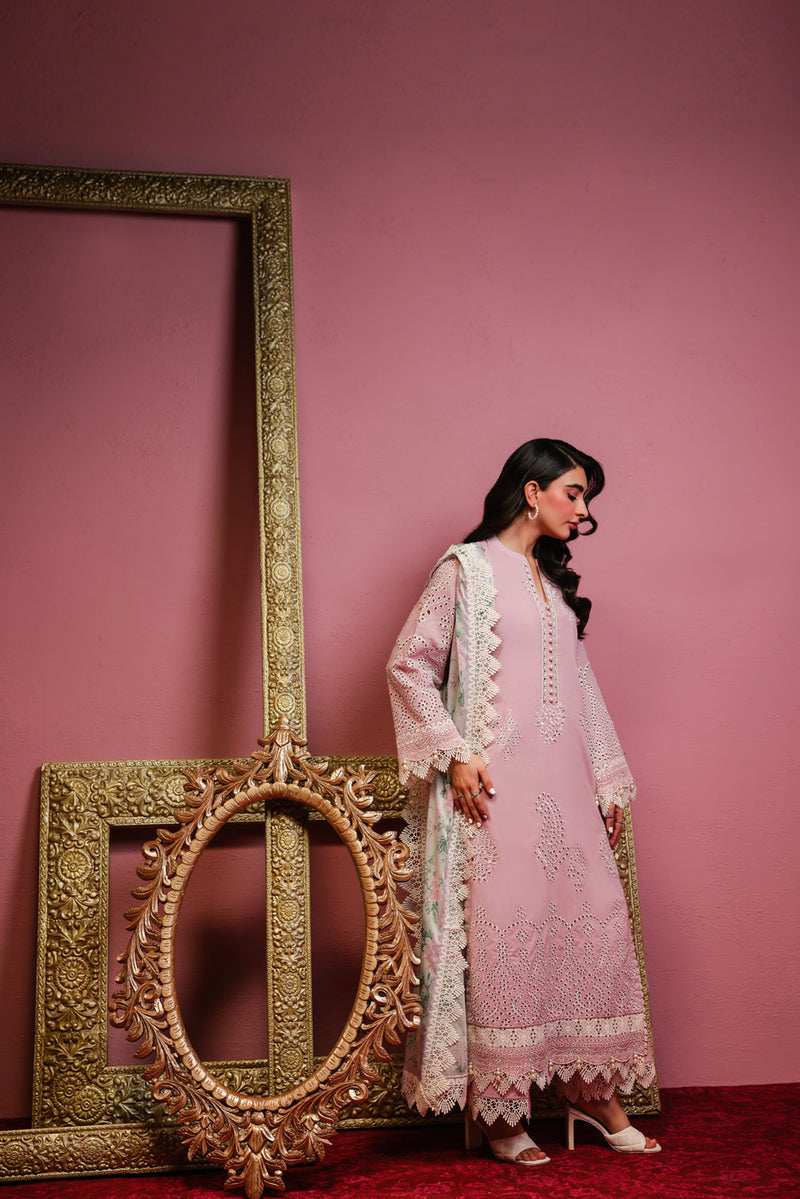 Al Karam | Schiffli Capsule | RTS | SHIRT, TROUSER & DUPATTA 9 by Al Karam - Designer Dress  - Type : Ladies Clothes - Available at Libayah - 100% Original 