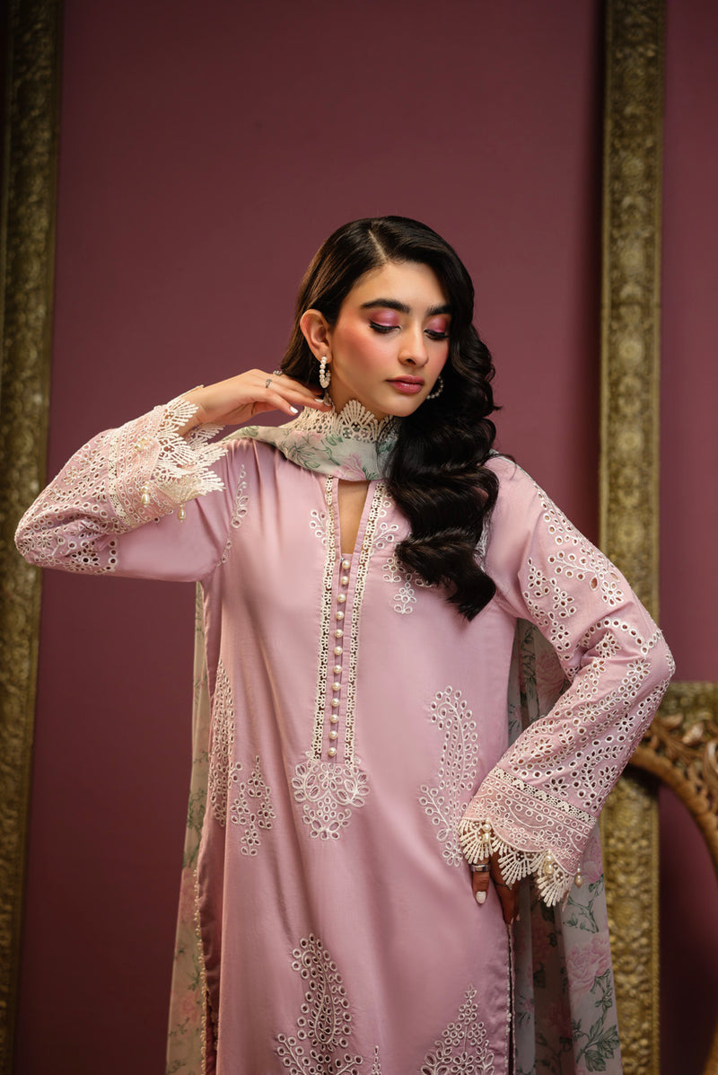 Al Karam | Schiffli Capsule | RTS | SHIRT, TROUSER & DUPATTA 9 by Al Karam - Designer Dress  - Type : Ladies Clothes - Available at Libayah - 100% Original 