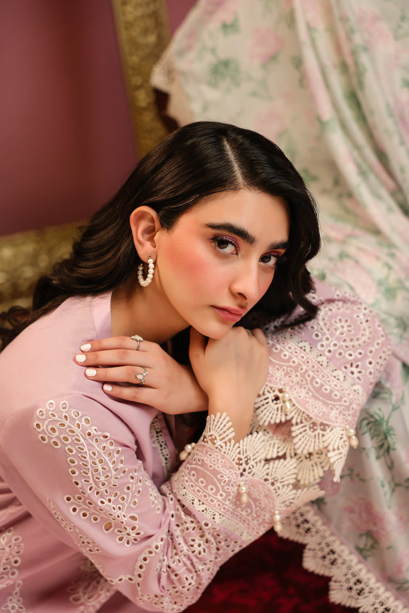 Al Karam | Schiffli Capsule | RTS | SHIRT, TROUSER & DUPATTA 9 by Al Karam - Designer Dress  - Type : Ladies Clothes - Available at Libayah - 100% Original 