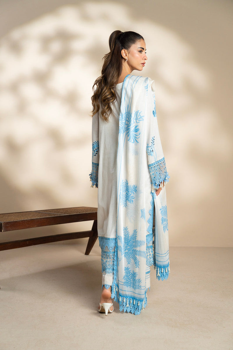 Al Karam | Schiffli Capsule | RTS | SHIRT, TROUSER & DUPATTA 6 by Al Karam - Designer Dress  - Type : Ladies Clothes - Available at Libayah - 100% Original 