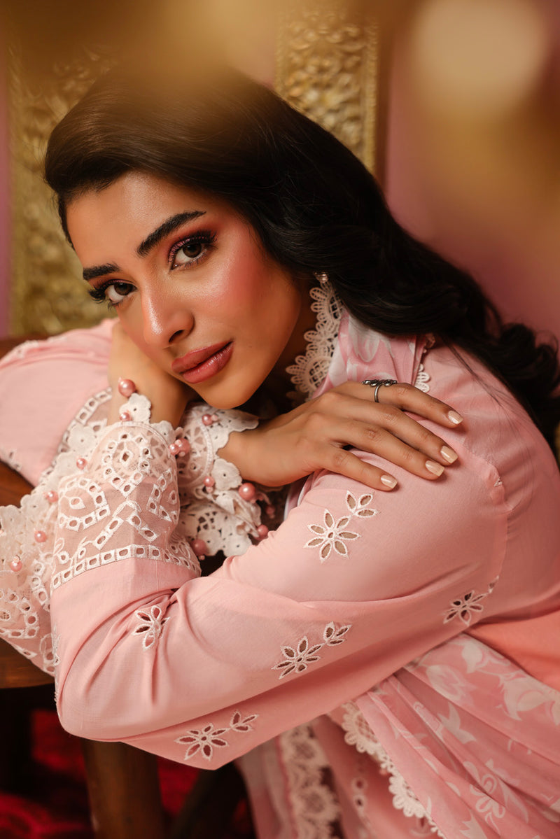 Al Karam | Schiffli Capsule | RTS | SHIRT, TROUSER & DUPATTA 10 by Al Karam - Designer Dress  - Type : Ladies Clothes - Available at Libayah - 100% Original 